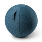 WHIBALL de whinat siege ergonomique ballon swiss ball bureau ballon bleu pétrole